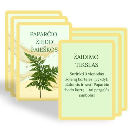 Žaidimas - Paparčio žiedo paieškos