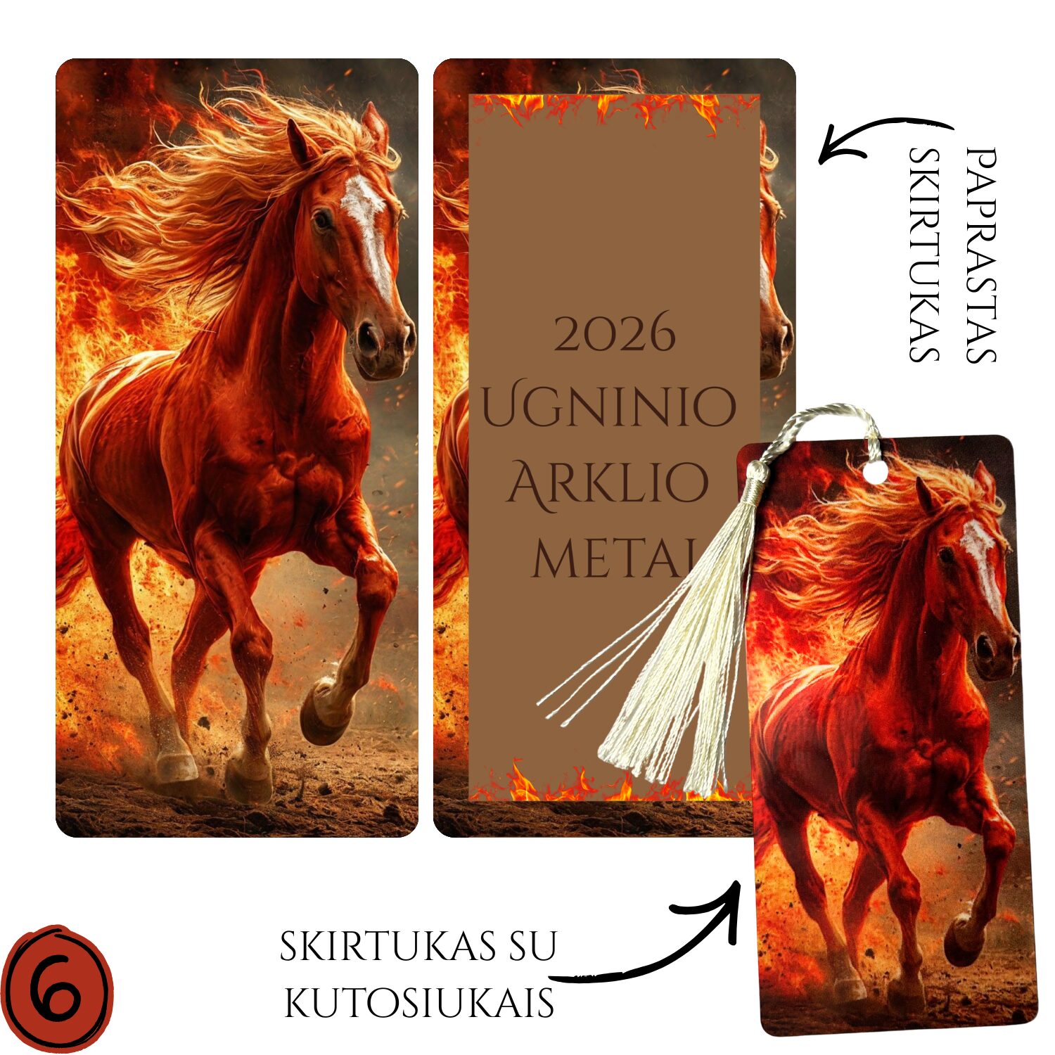 Knygų skirtukai - 2026 su kutosiukais - Image 6