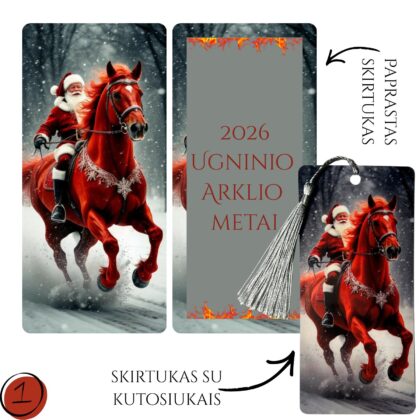 Knygų skirtukai - 2026 be kutosiukų