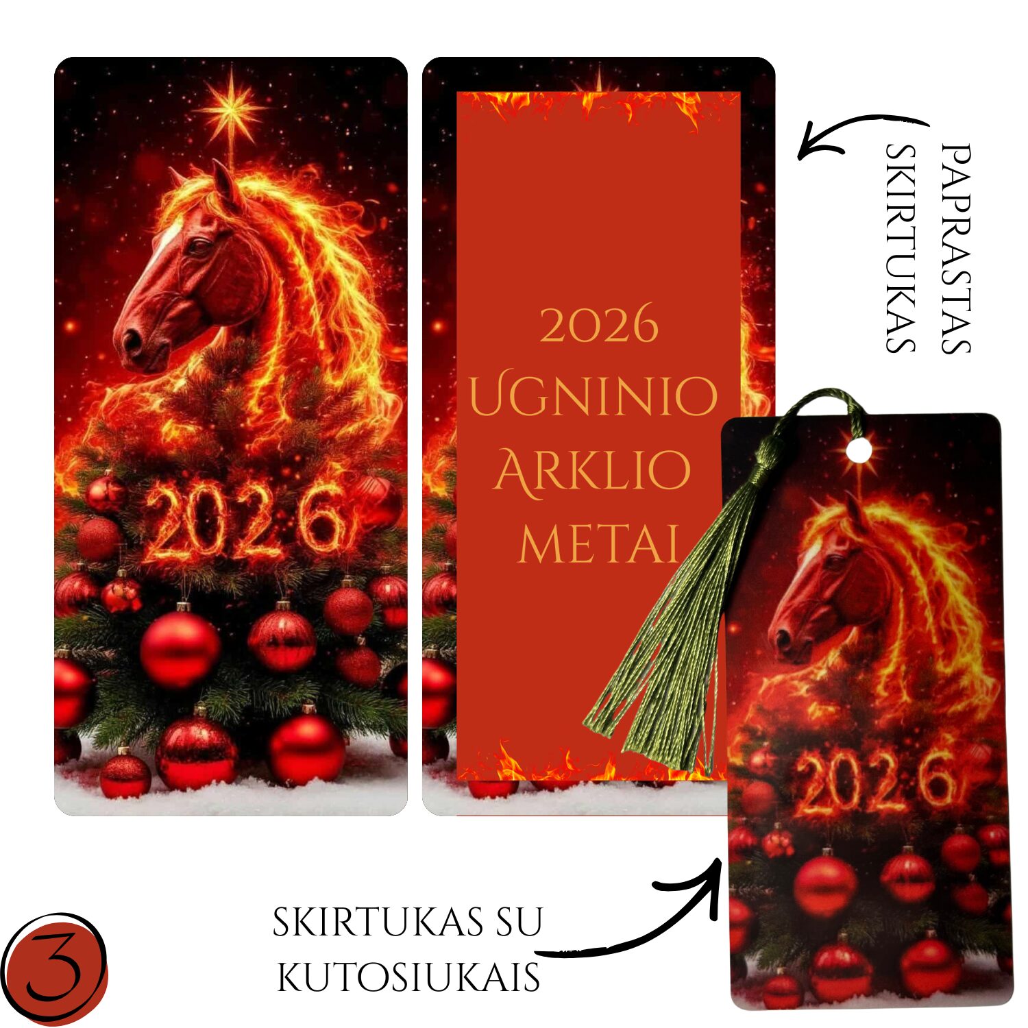 Knygų skirtukai - 2026 su kutosiukais - Image 3