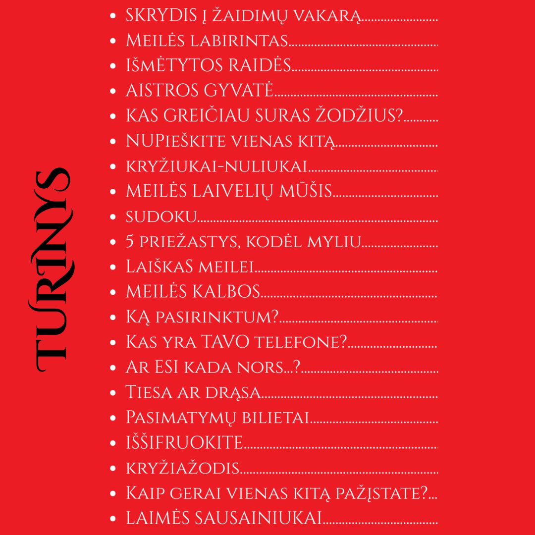 Valentino dienos žaidimų rinkinys - Image 3